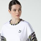 Puma Cg Boyfriend Kadın Beyaz T-Shirt