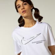 Nike Sportswear Swoosh Kadın Beyaz T-shirt