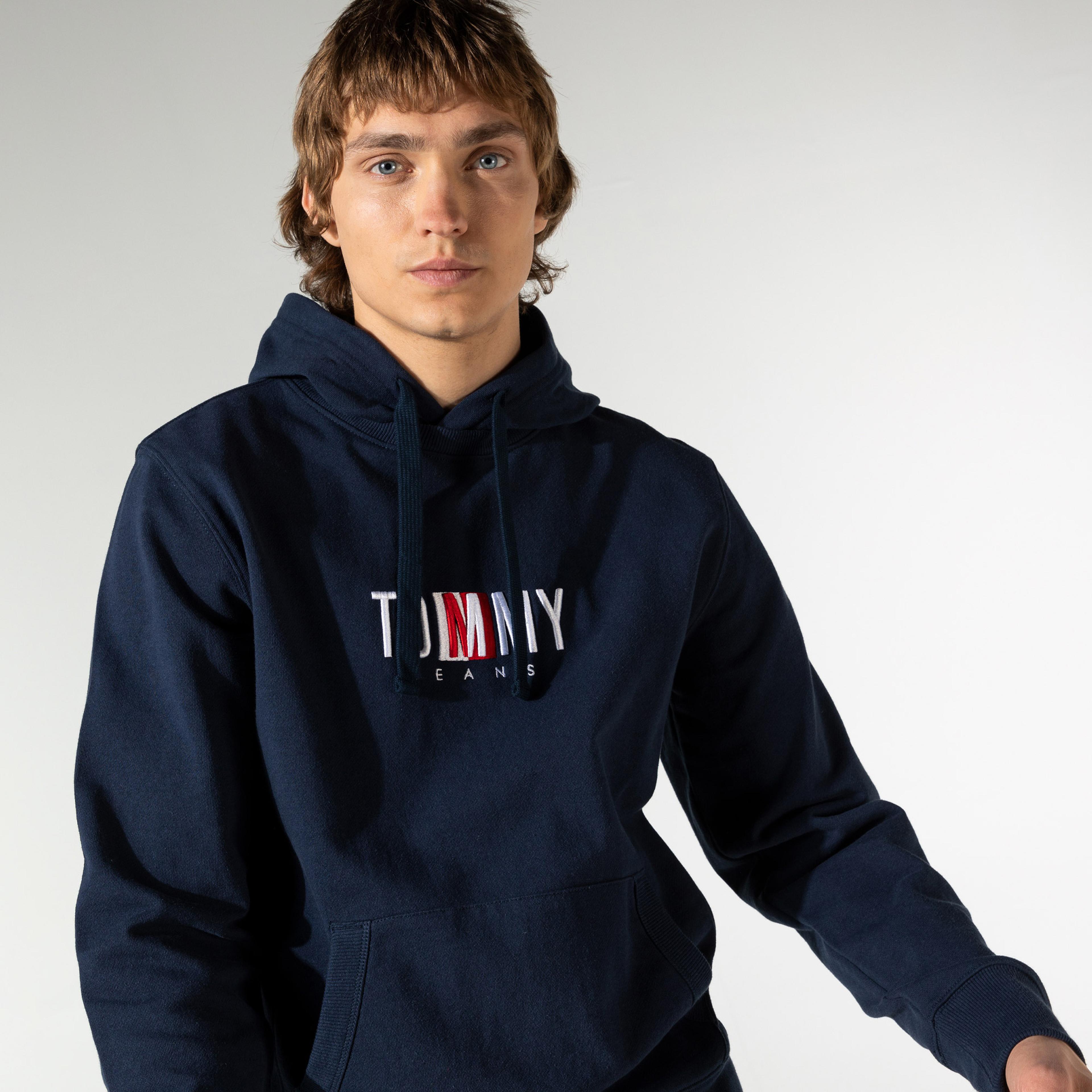Tommy Hilfiger TJM Timeless Tommy 2 Erkek Lacivert Sweatshirt