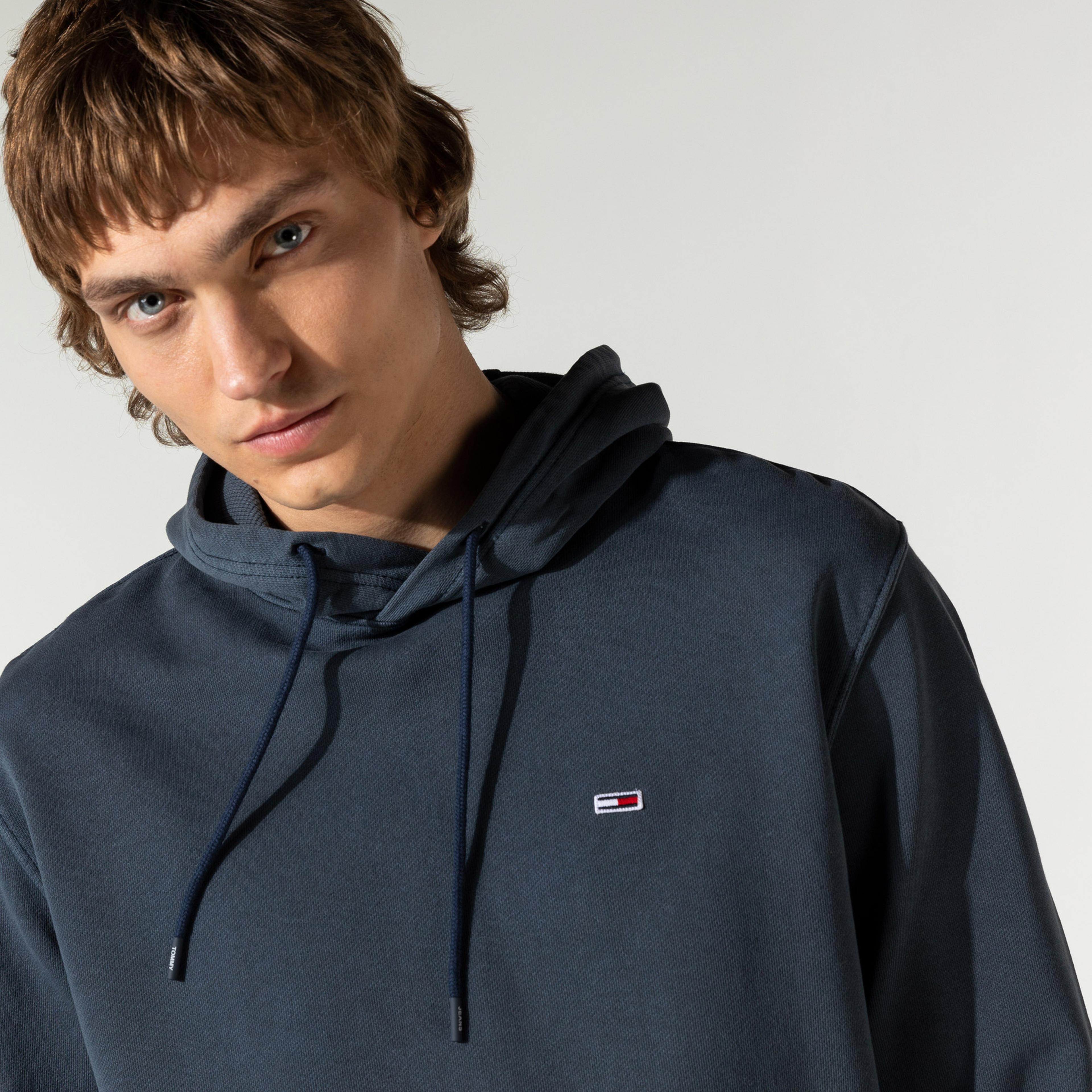 Tommy Hilfiger Erkek Lacivert Sweatshirt