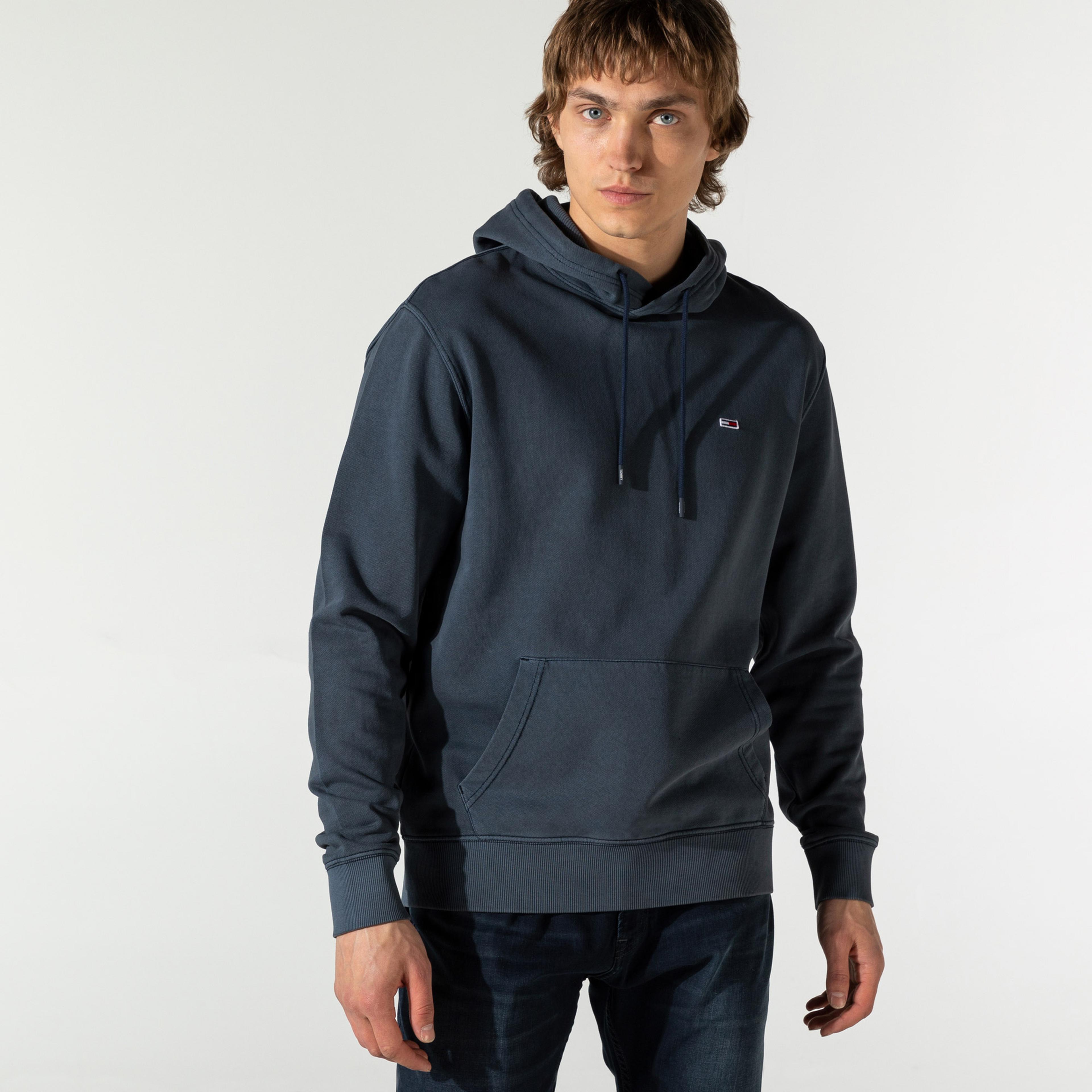 Tommy Hilfiger Erkek Lacivert Sweatshirt