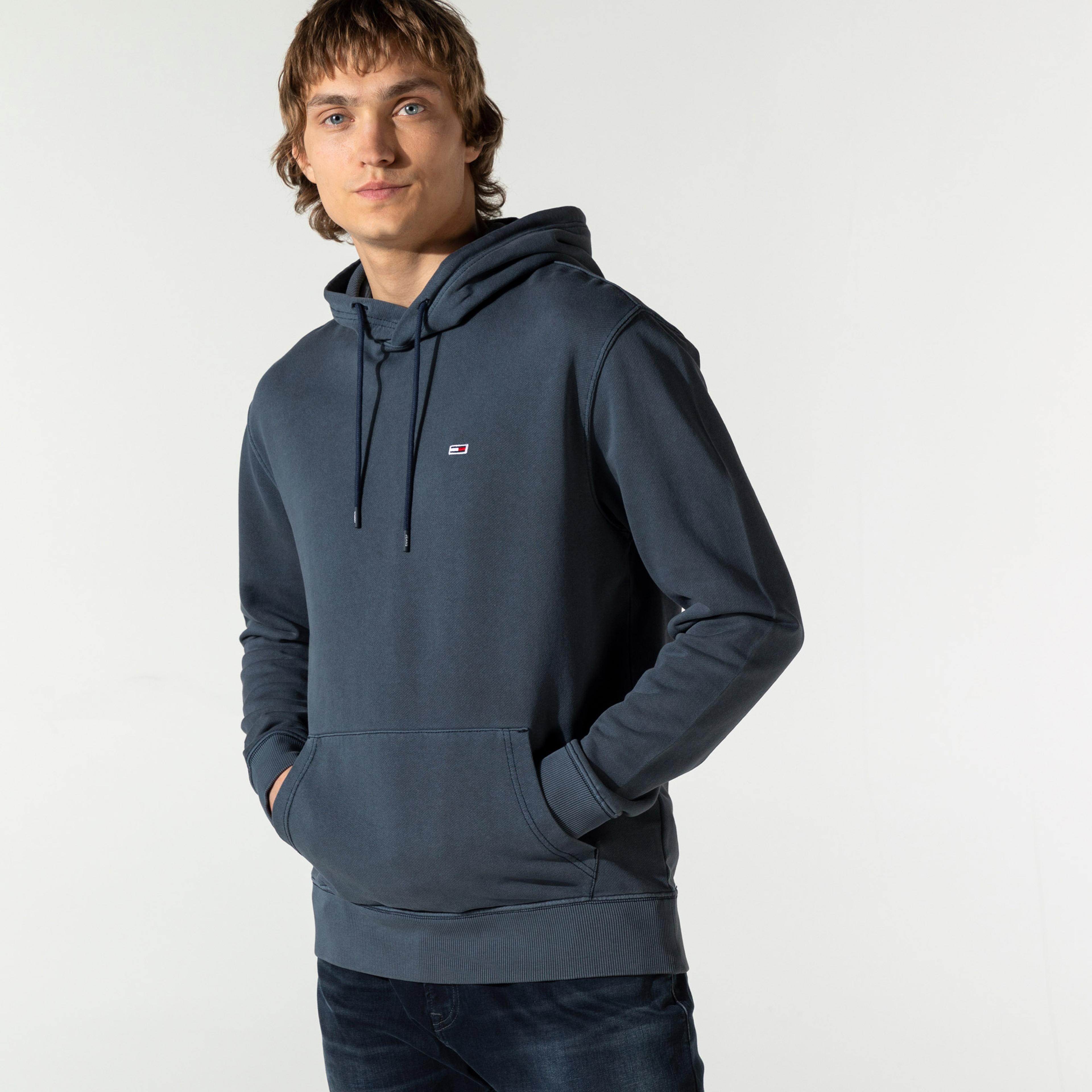 Tommy Hilfiger Erkek Lacivert Sweatshirt