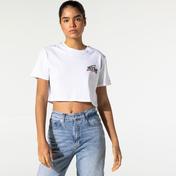 Tommy Hilfiger TJW Super Crop Logo Kadın Beyaz T-Shirt