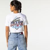 Tommy Hilfiger TJW Super Crop Logo Kadın Beyaz T-Shirt