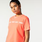 Tommy Hilfiger TJW BXY Crop Tape Kadın Turuncu T-Shirt