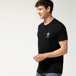 Nautica Erkek Siyah Baskılı T-Shirt