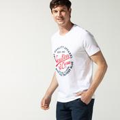 Nautica Erkek Beyaz Baskılı T-Shirt