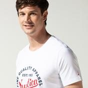 Nautica Erkek Beyaz Baskılı T-Shirt