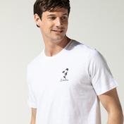Nautica Erkek Beyaz Baskılı T-Shirt