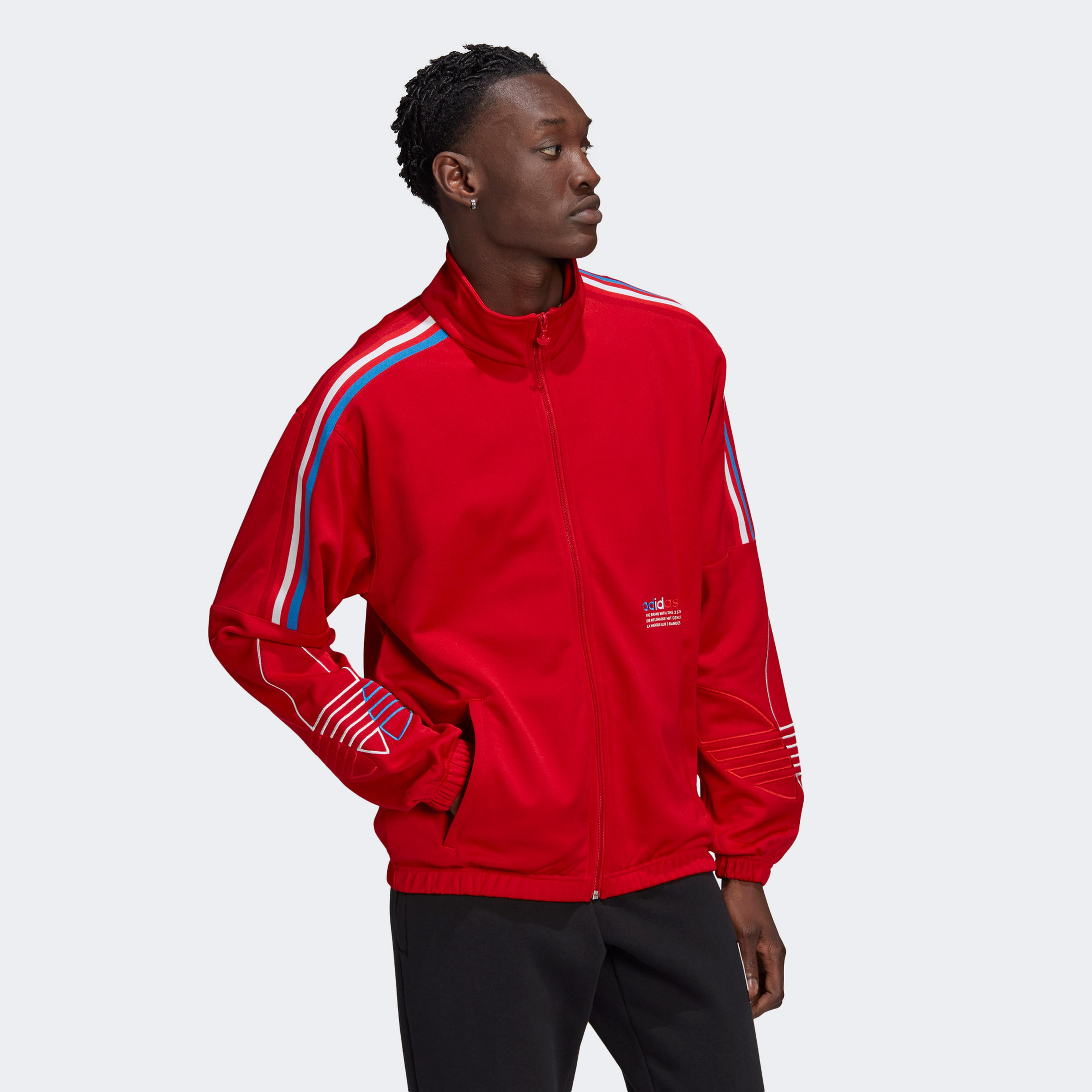 adidas Fto Erkek Kırmızı Eşofman Üstü