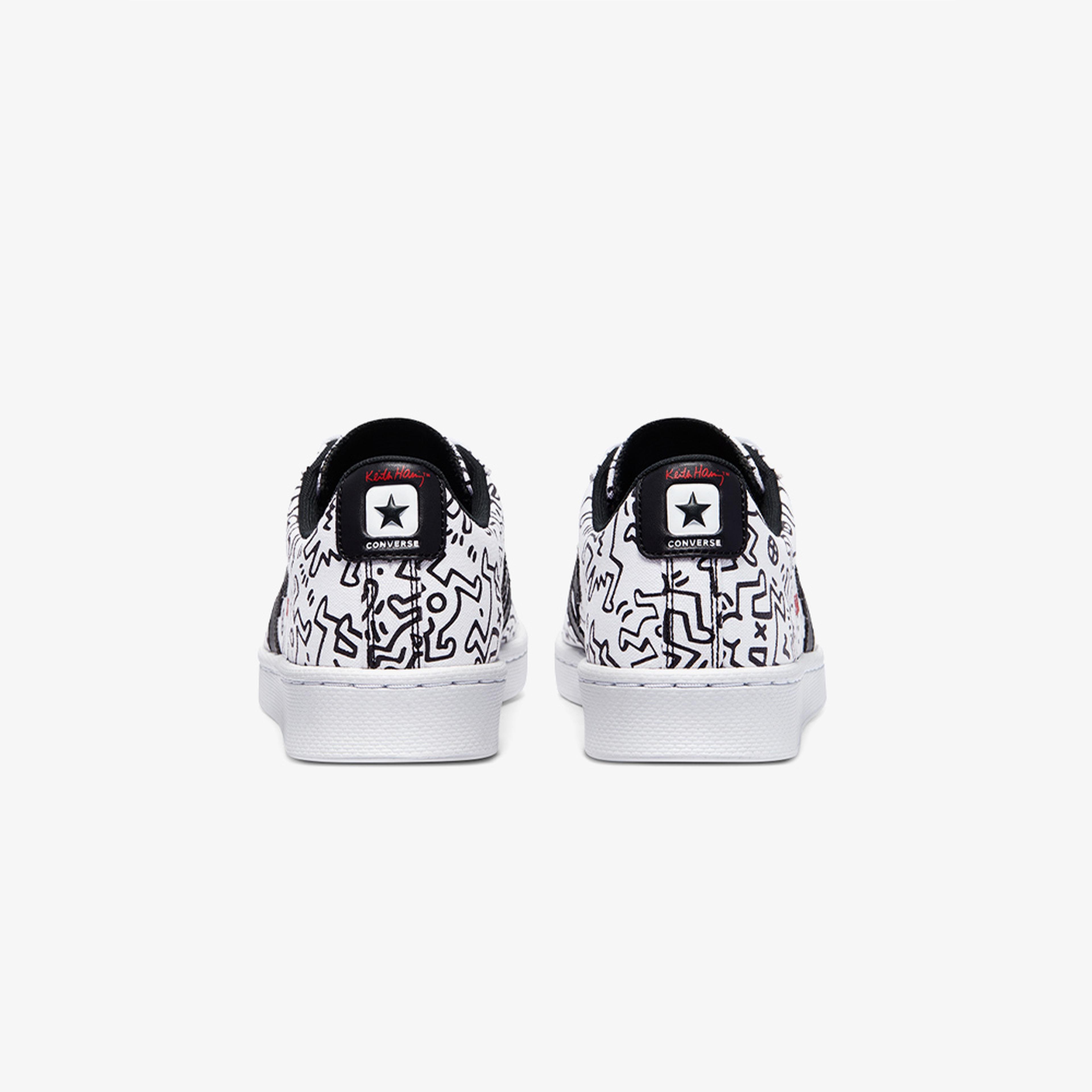 Converse x Keith Haring Pro Leather Ox Unisex Beyaz Sneaker