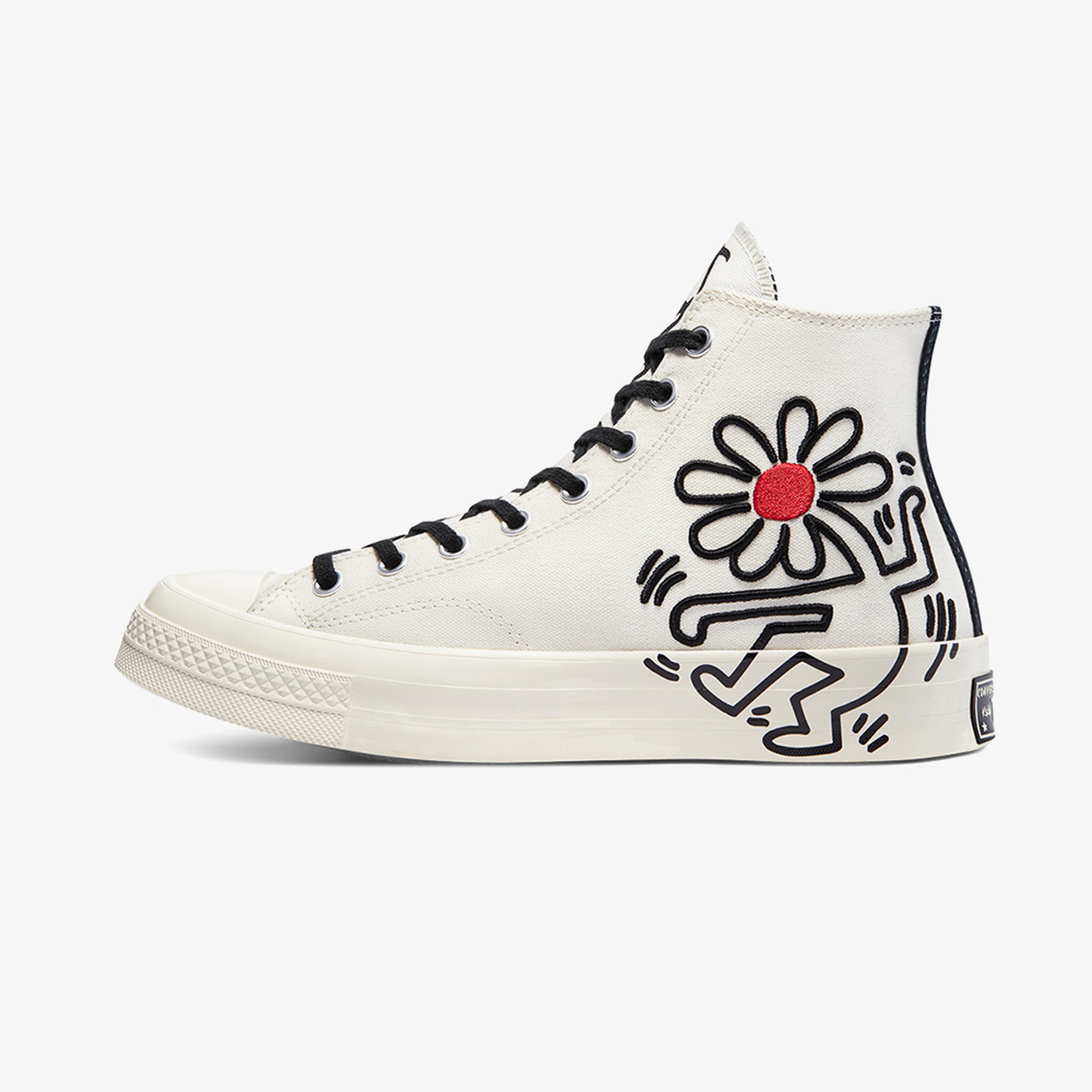 Converse x Keith Haring Chuck 70 Unisex Beyaz Sneaker