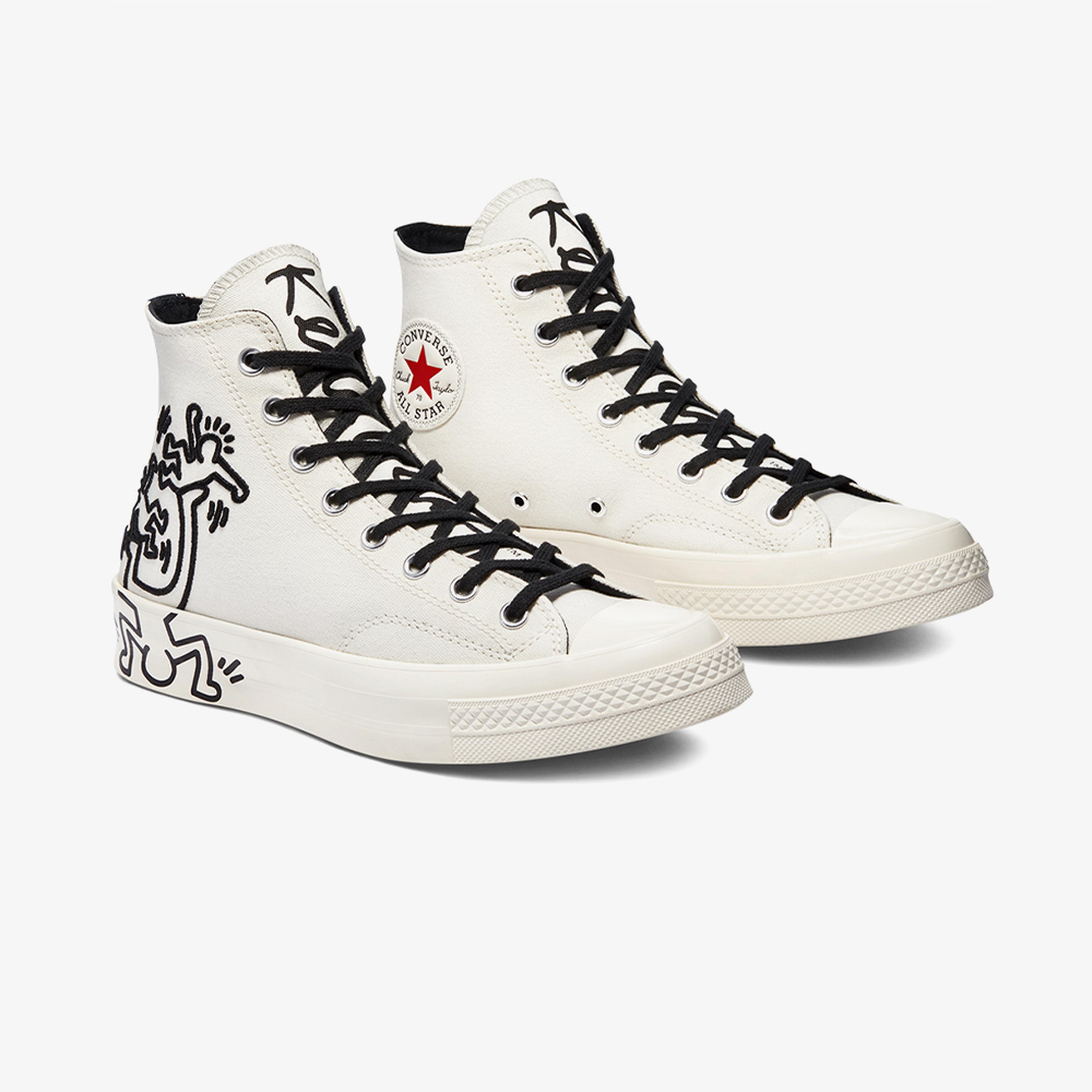 Converse x Keith Haring Chuck 70 Unisex Beyaz Sneaker