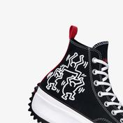 Converse x Keith Haring Run Star Hike Hi Kadın Siyah Sneaker
