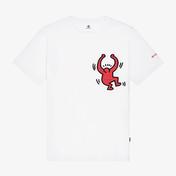 Converse x Keith Haring Erkek Beyaz T-Shirt