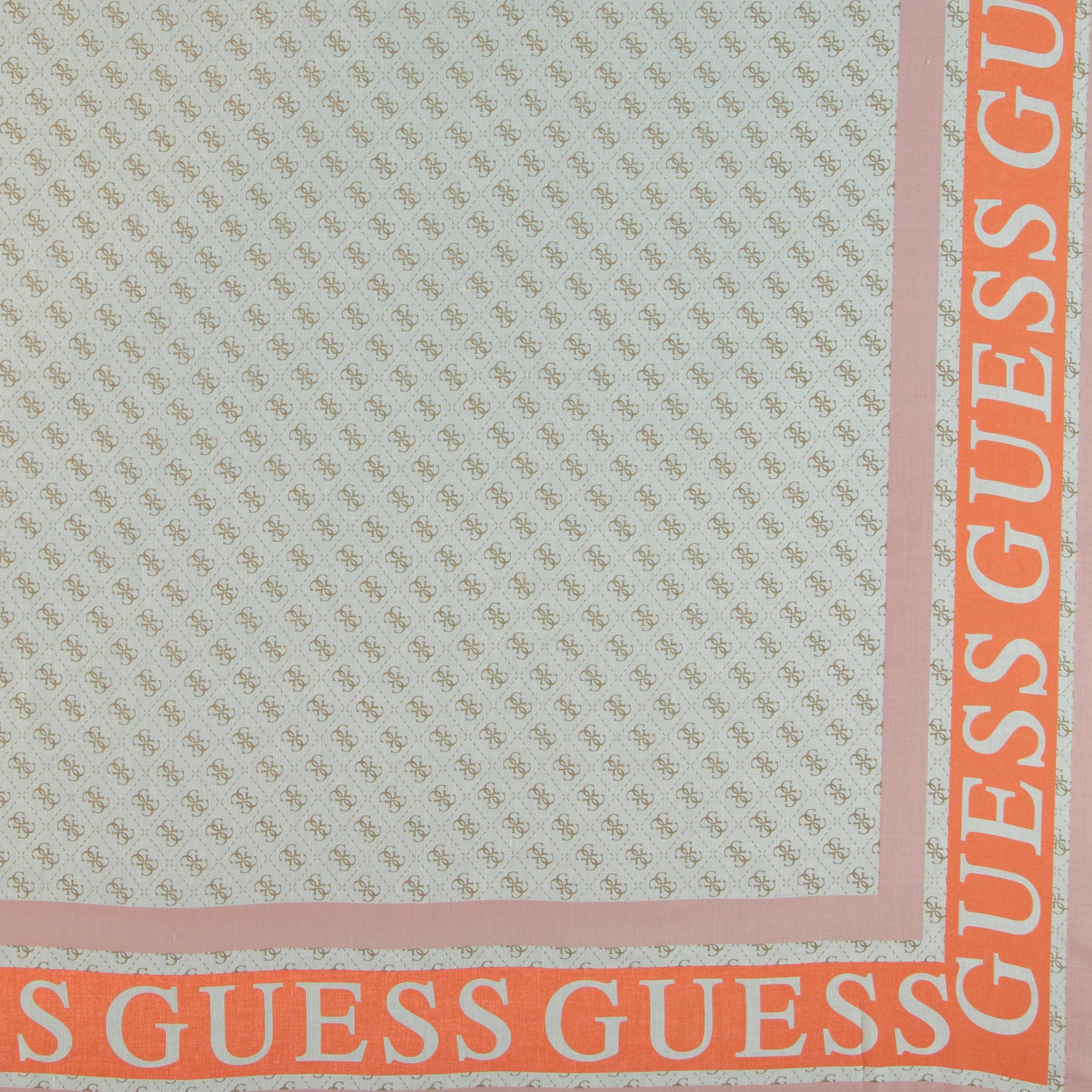 Guess Monique Printed Kefiah Kadın Beyaz Şal
