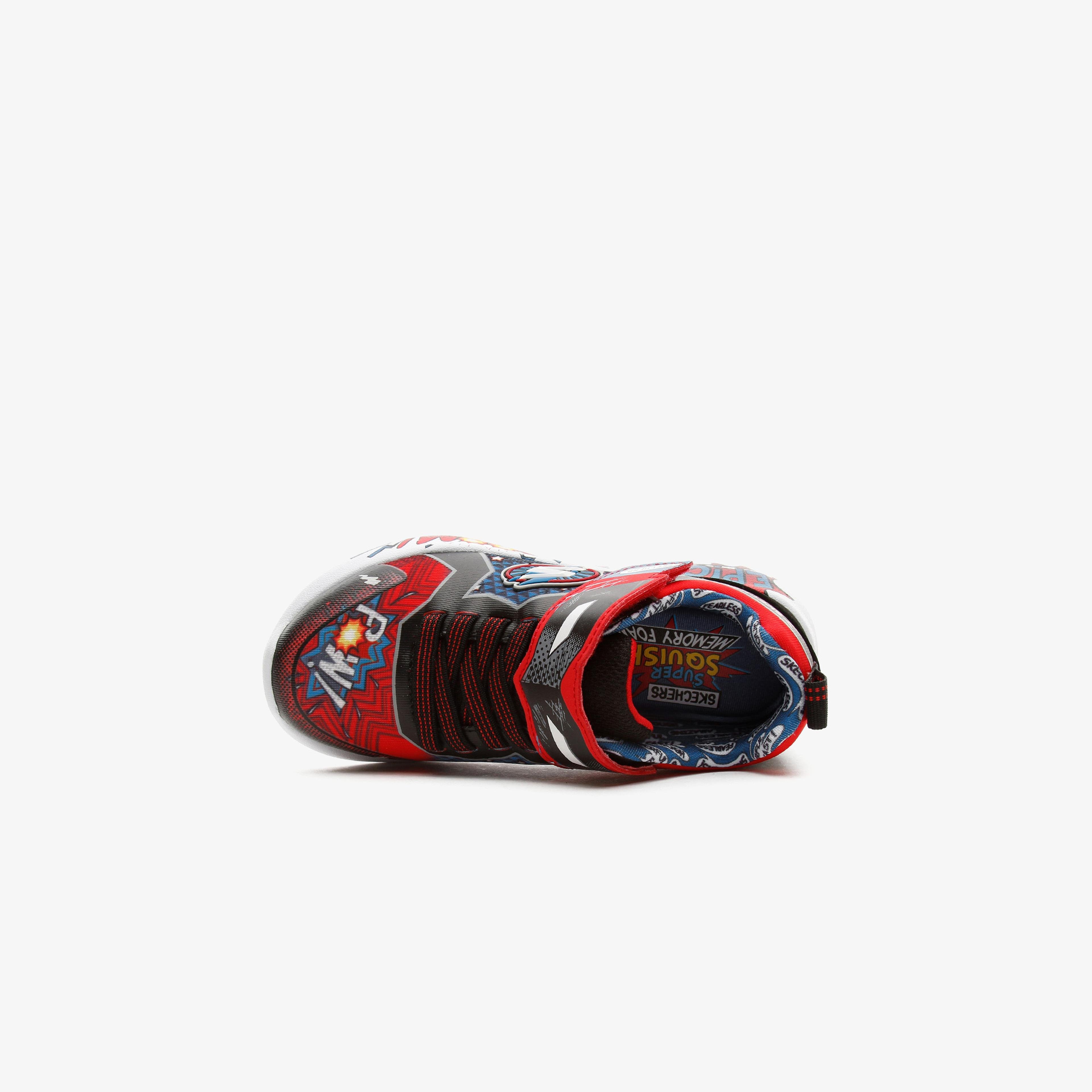 Skechers Dynamight - Defender Squad Çocuk Kırmızı Spor Ayakkabı