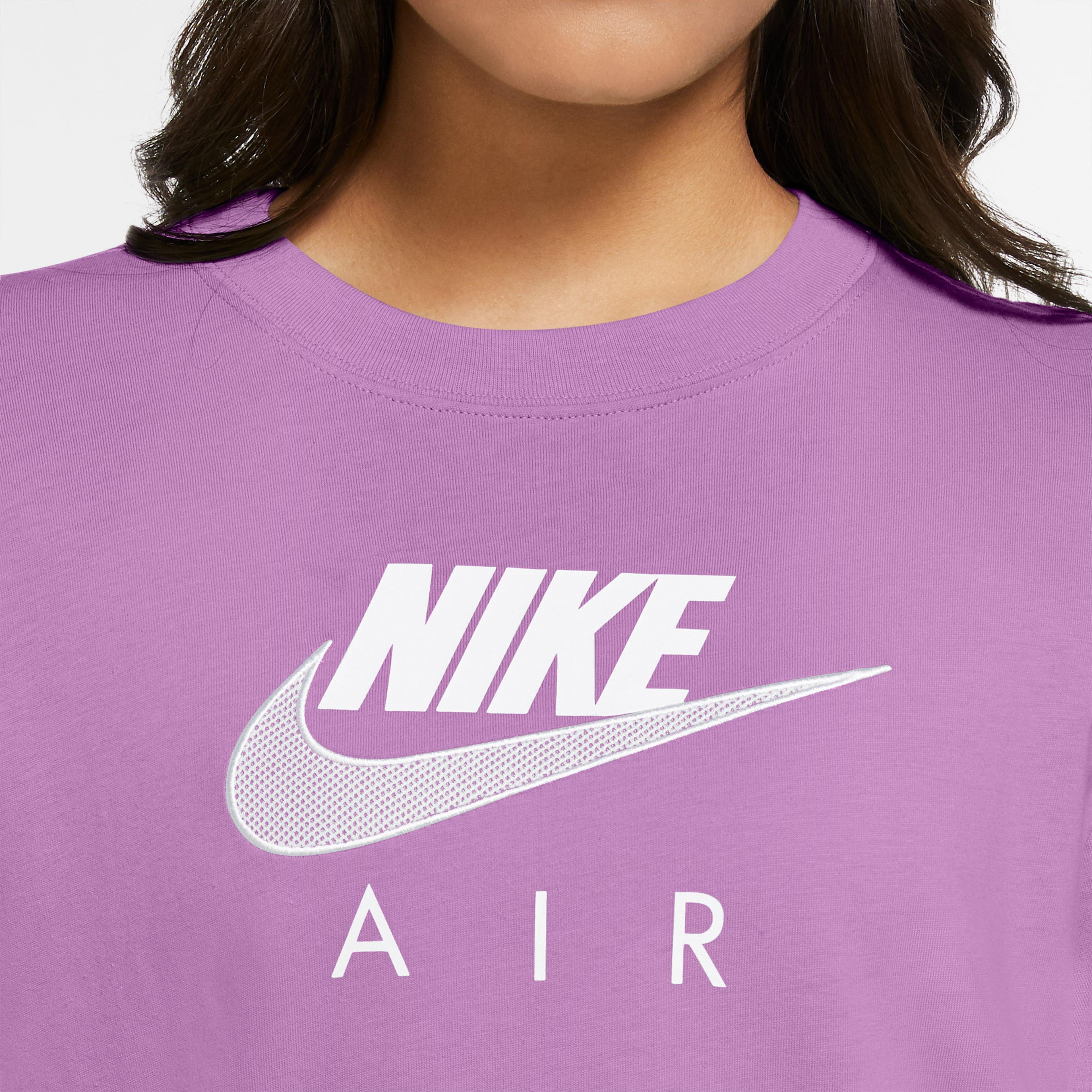 Nike Sportswear Air Bf Kadın Mor T-Shirt