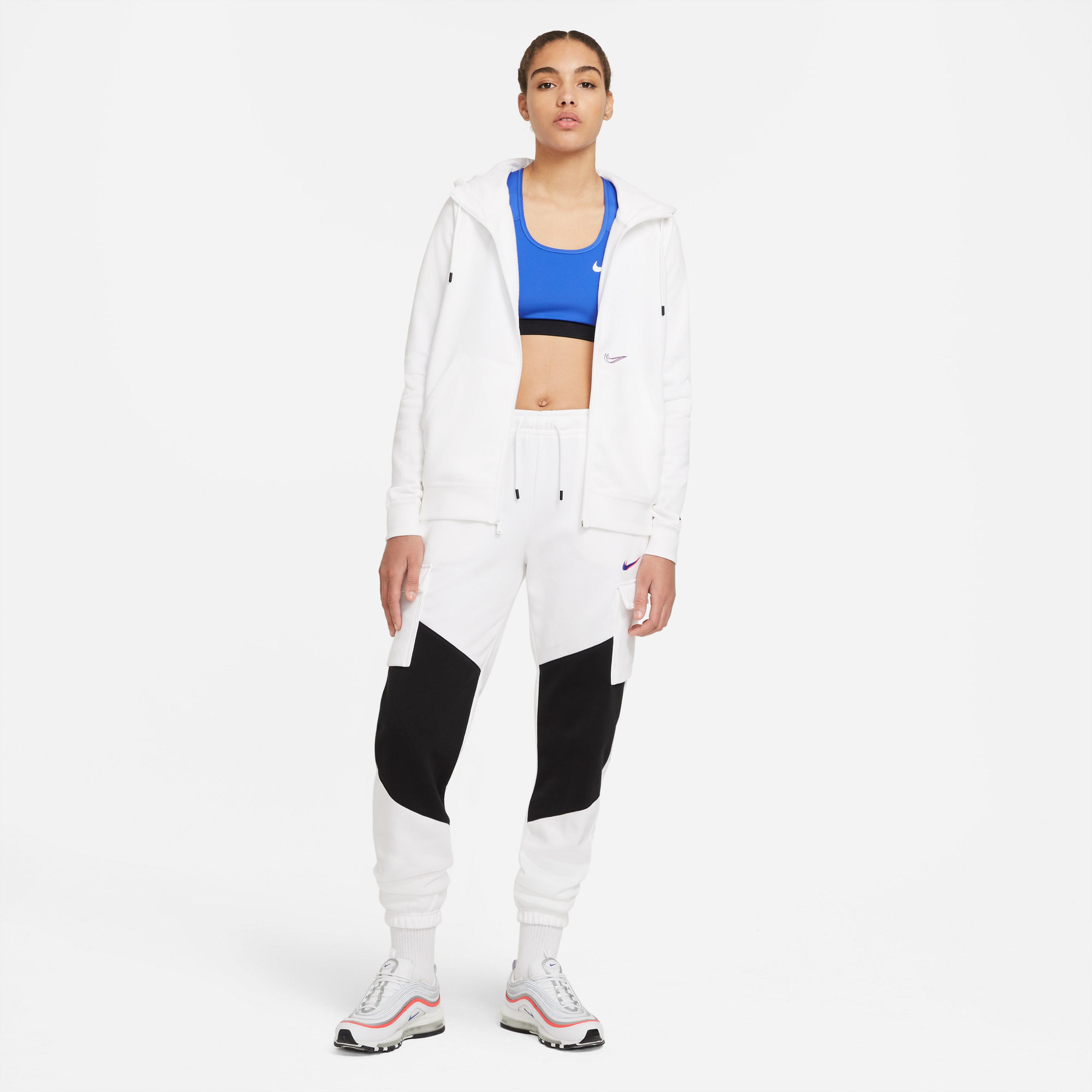 Nike Sportswear Cargo Loose Kadın Beyaz Eşofman Altı