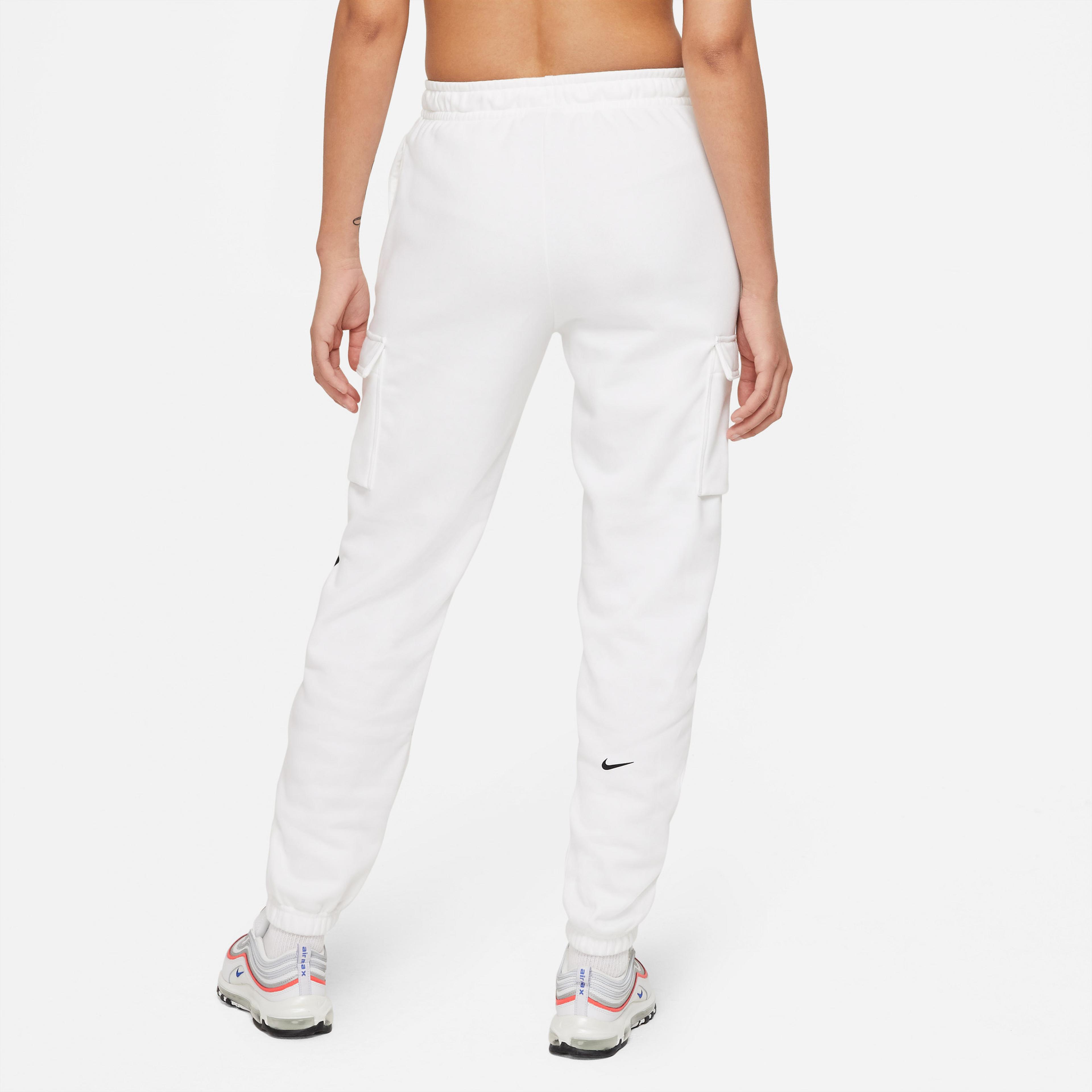 Nike Sportswear Cargo Loose Kadın Beyaz Eşofman Altı