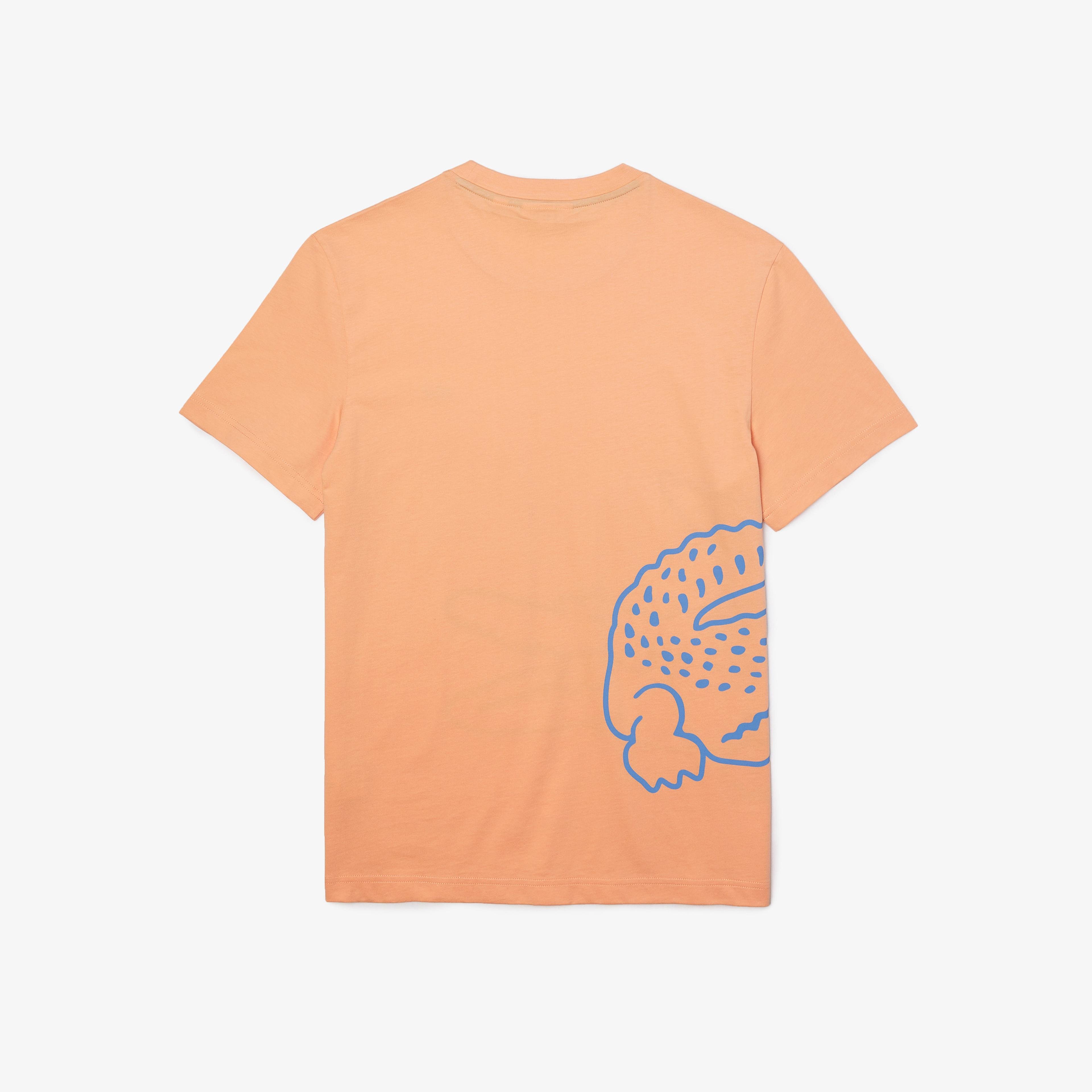Lacoste Crocodile Erkek Turuncu T-Shirt