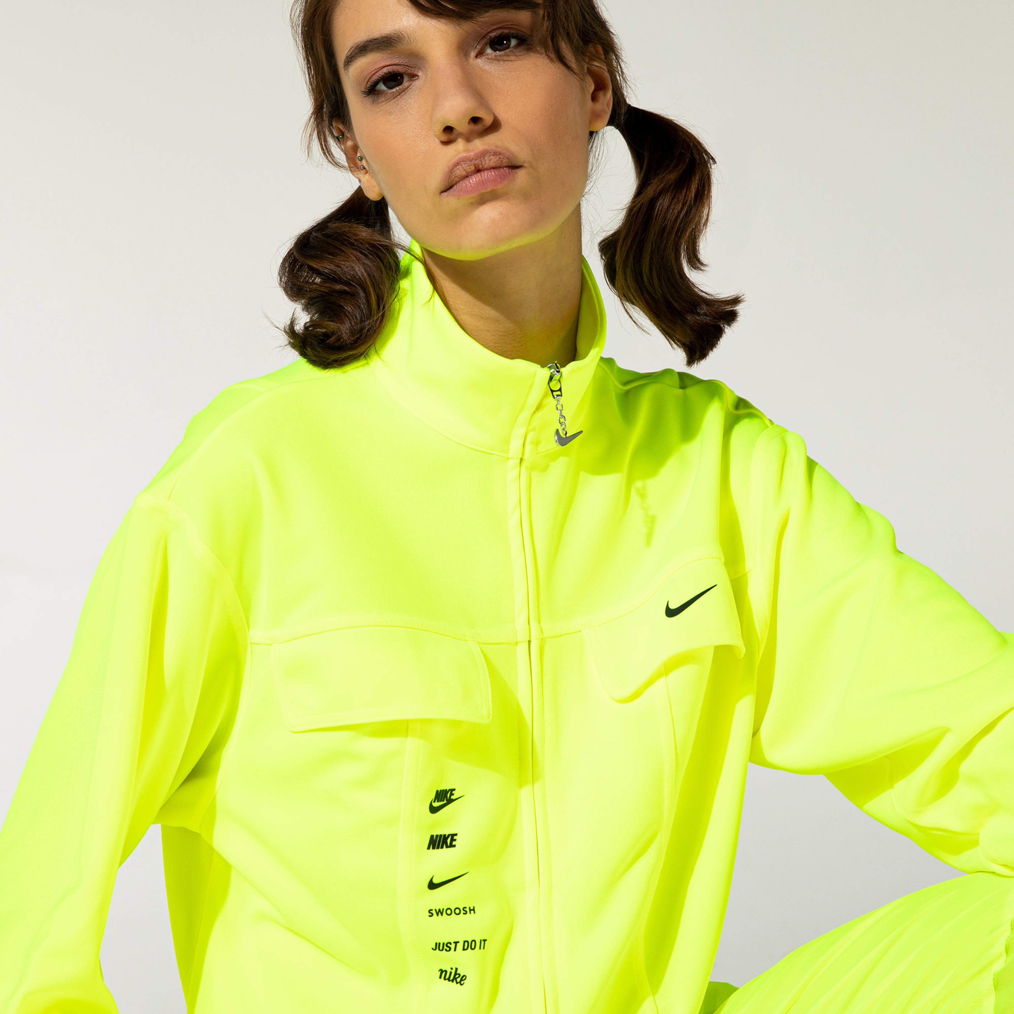 Nike Sportswear Swoosh Full-Zip Kadın Yeşil Ceket