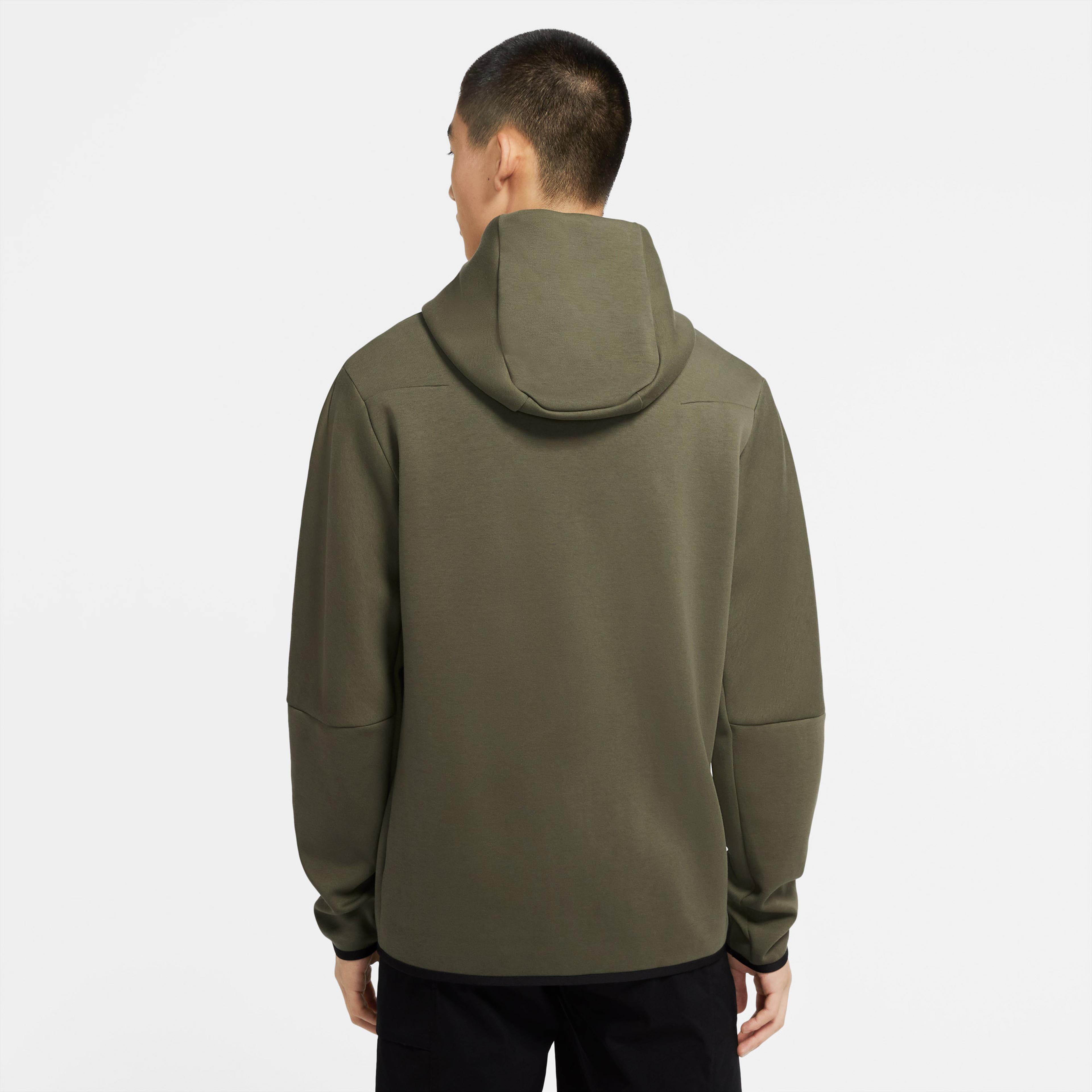 Nike Sportswear Tech Fleece Full-Zip Erkek Yeşil Sweatshirt
