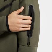 Nike Sportswear Tech Fleece Full-Zip Erkek Yeşil Sweatshirt