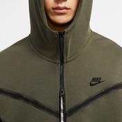 Nike Sportswear Tech Fleece Full-Zip Erkek Yeşil Sweatshirt