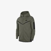 Nike Sportswear Tech Fleece Full-Zip Erkek Yeşil Sweatshirt