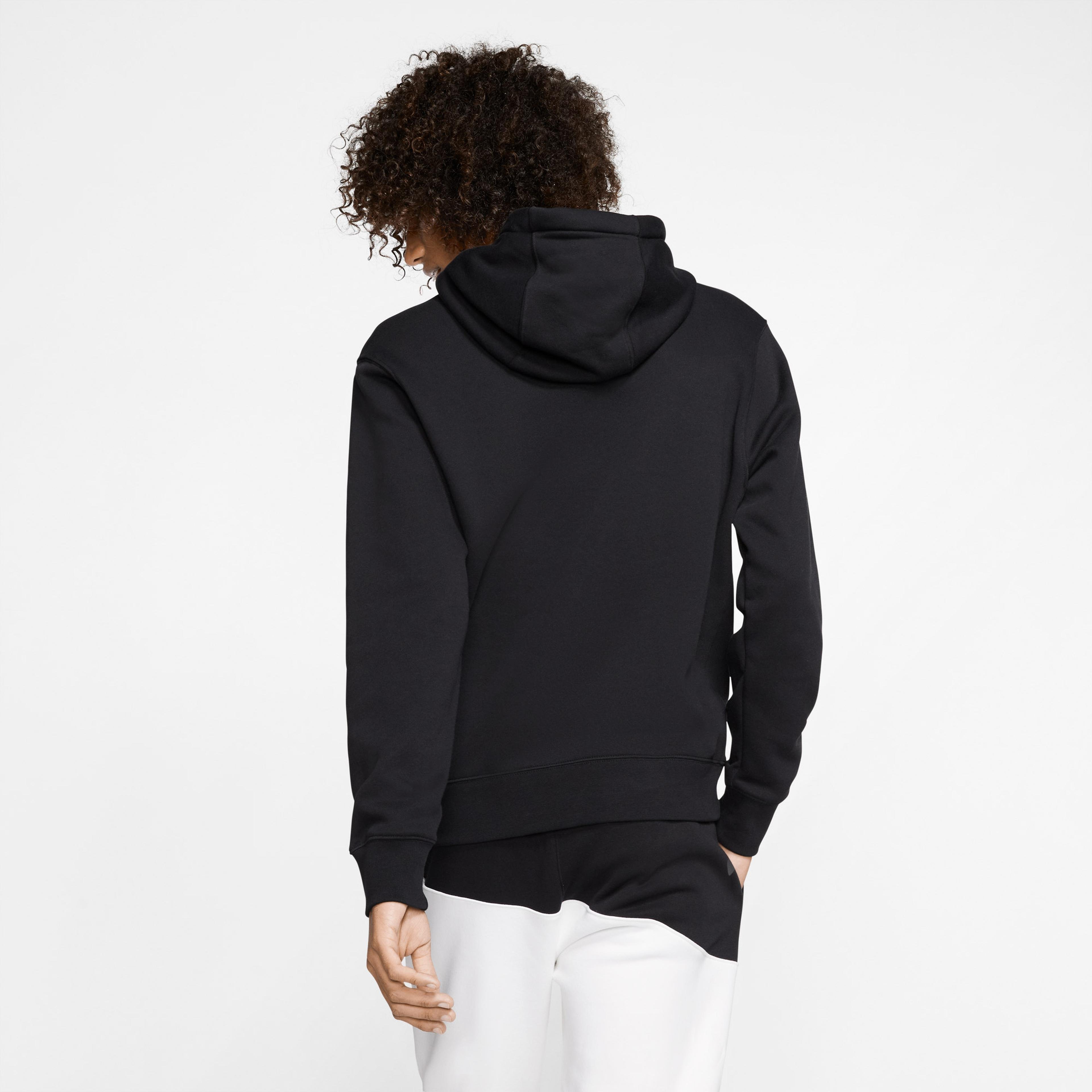 Nike Sportswear Essential Air 5 Erkek Siyah Kapüşonlu Sweatshirt