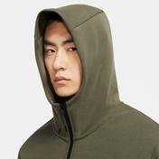 Nike Sportswear Tech Fleece Full-Zip Erkek Yeşil Sweatshirt