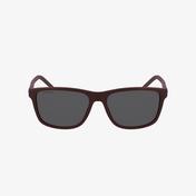 Lacoste Modified Rectangle Unisex Bordo Güneş Gözlüğü