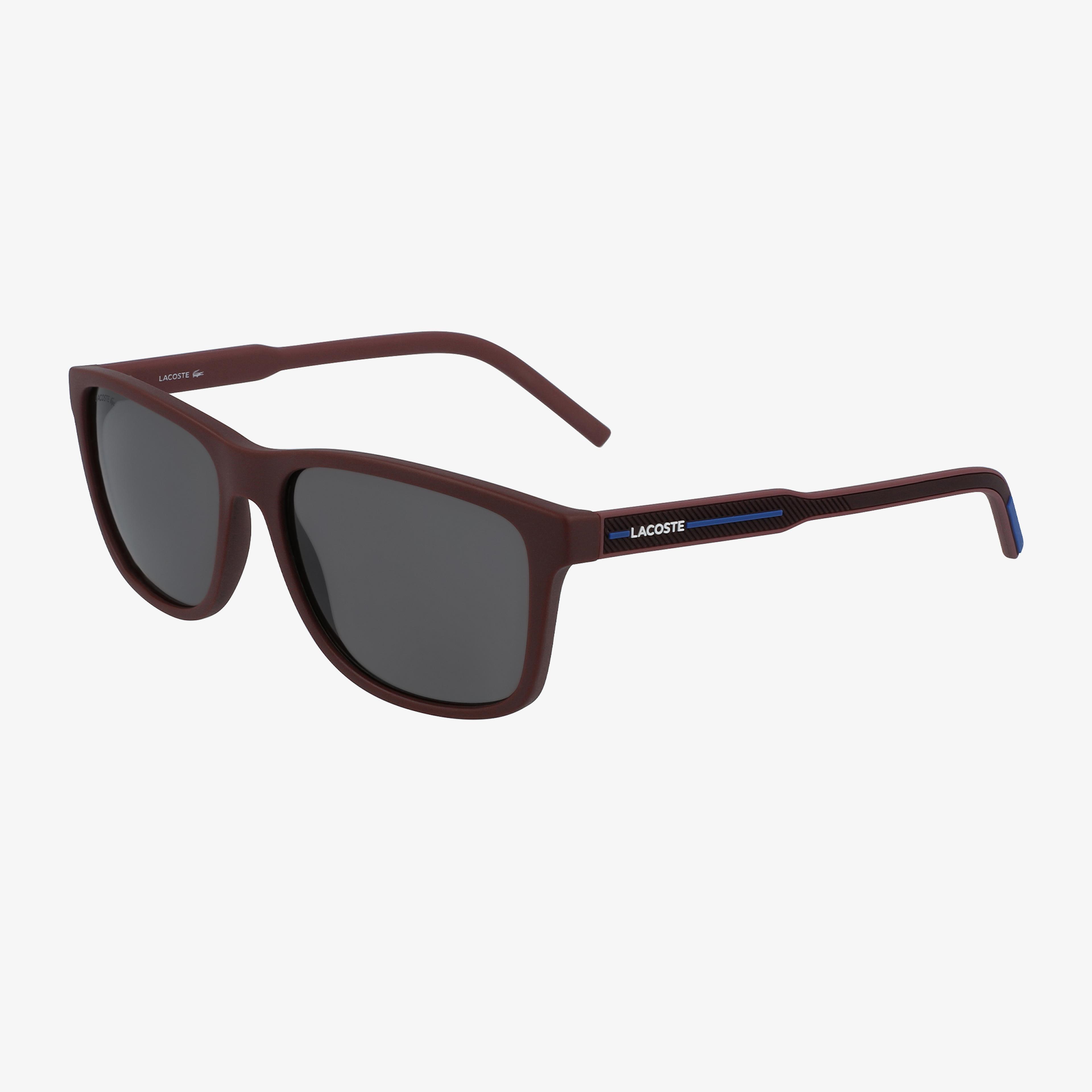 Lacoste Modified Rectangle Unisex Bordo Güneş Gözlüğü