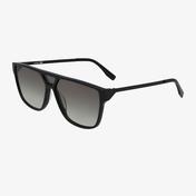 Lacoste Modified Rectangle Unisex Siyah Güneş Gözlüğü