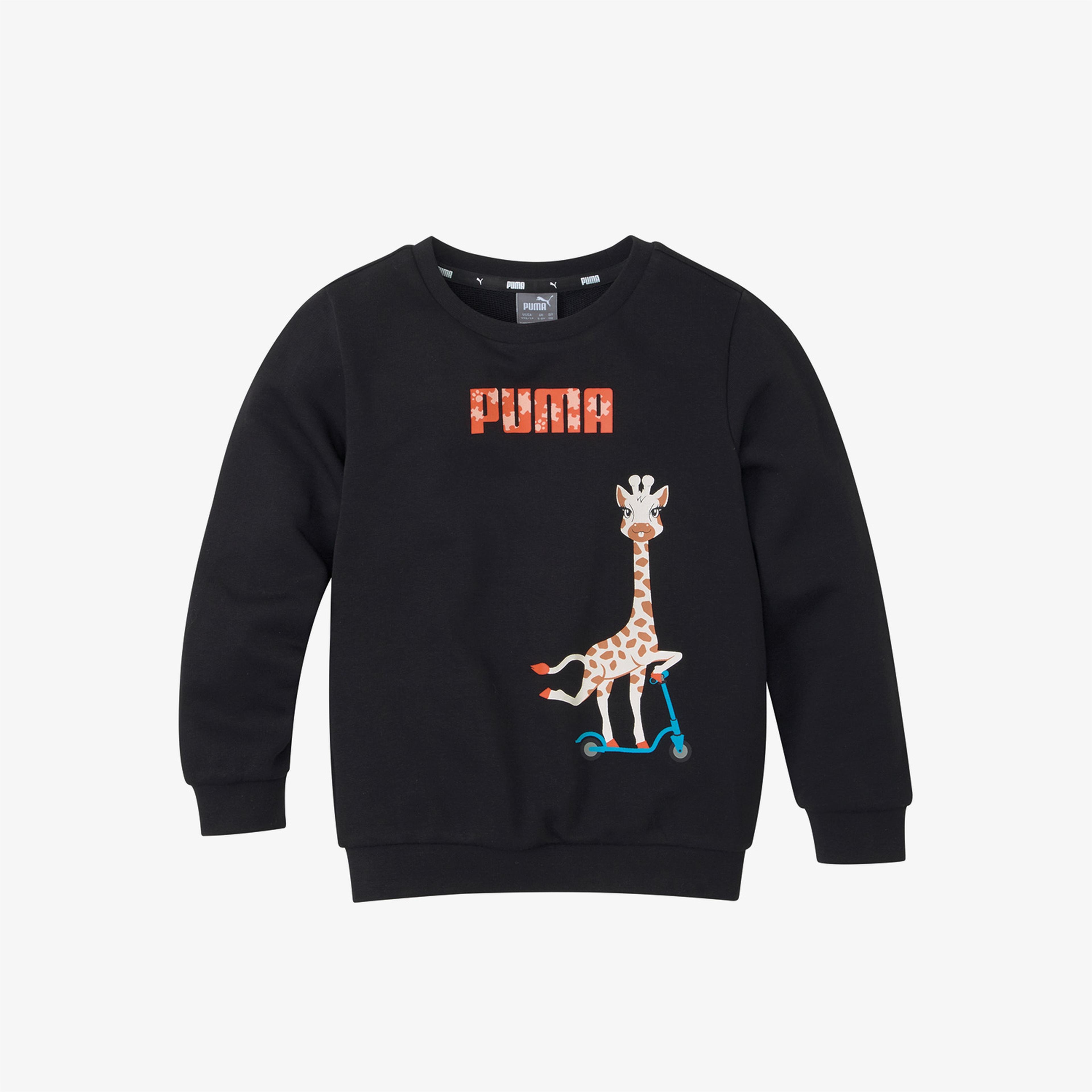 Puma Paw Çocuk Siyah Sweatshirt
