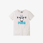 Puma Paw Çocuk Beyaz T-Shirt