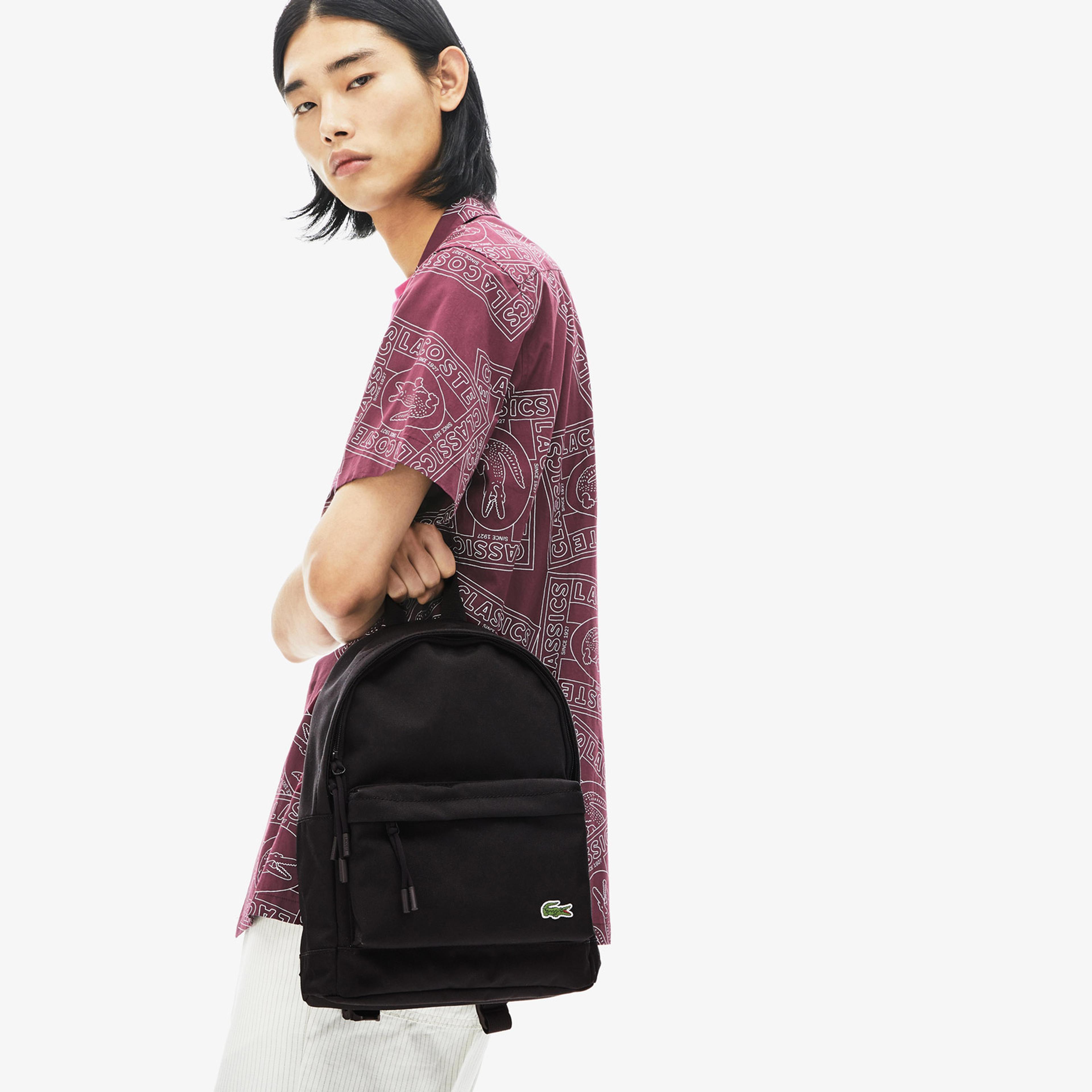 Lacoste Neocroc Unisex Siyah Sırt Çantası