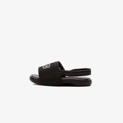 Lacoste L.30 Strap 0921 1 Cui Çocuk Siyah - Beyaz Terlik