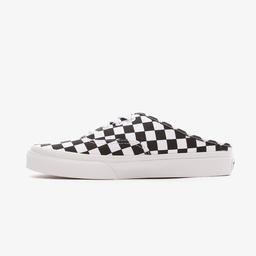 Vans Authentic Mule Checkerboard Kadın Siyah Sneaker