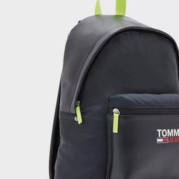 Tommy Hilfiger TJM Campus Twist Dome Erkek Siyah Sırt Çantası