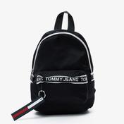 Tommy Hilfiger TJW Mini Logo Tape Nyln Kadın Siyah Sırt Çantası