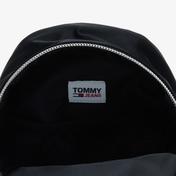 Tommy Hilfiger TJW Mini Logo Tape Nyln Kadın Siyah Sırt Çantası