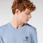 Timberland SS Story Telling Graphic Coastal Co Erkek Mavi T-Shirt
