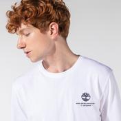 Timberland SS Story Telling Graphic Coastal Co Erkek Beyaz T-Shirt