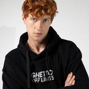 Ghetto Off Limits Unisex Siyah Sweatshirt