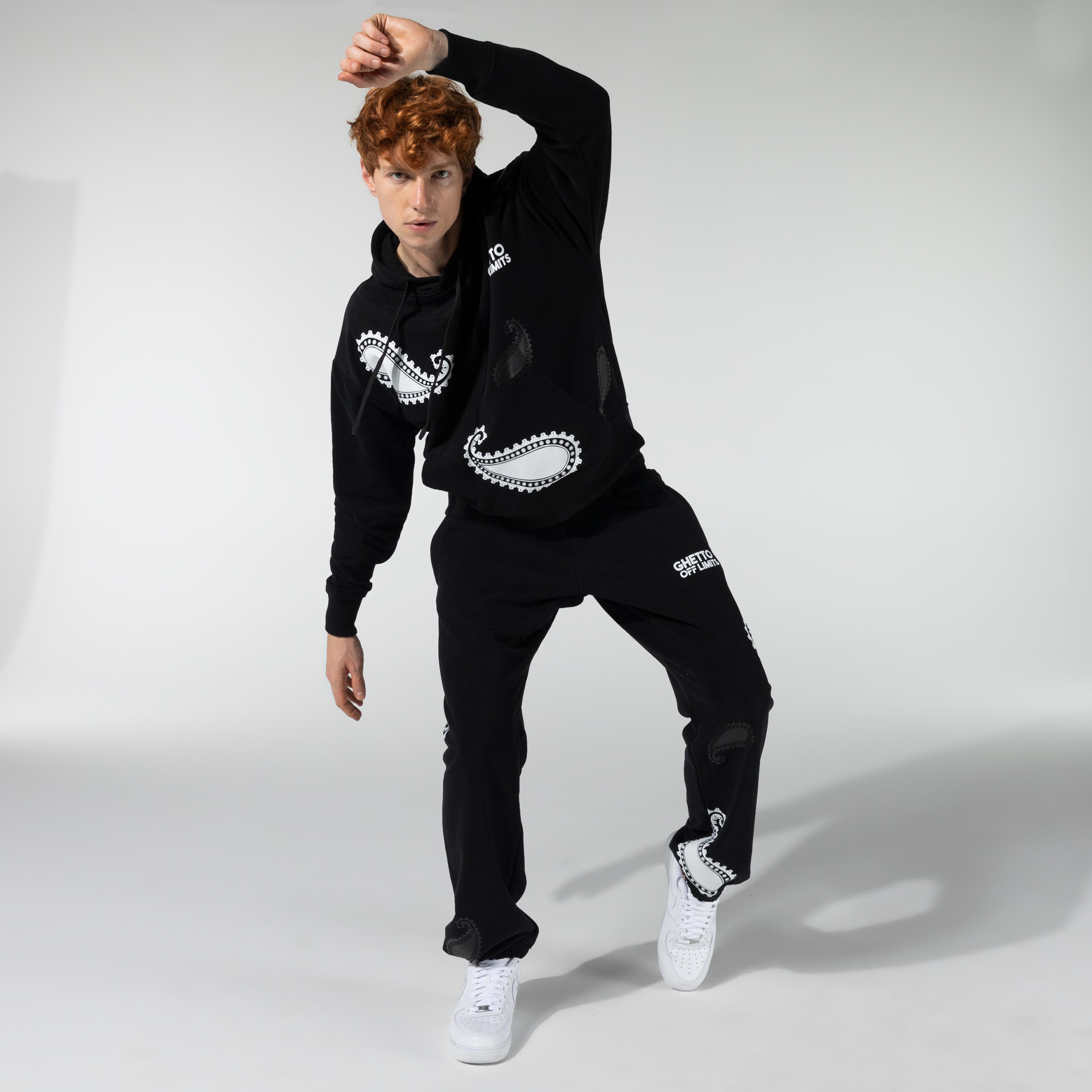 Ghetto Off Limits Siyah Unisex Sweatshirt