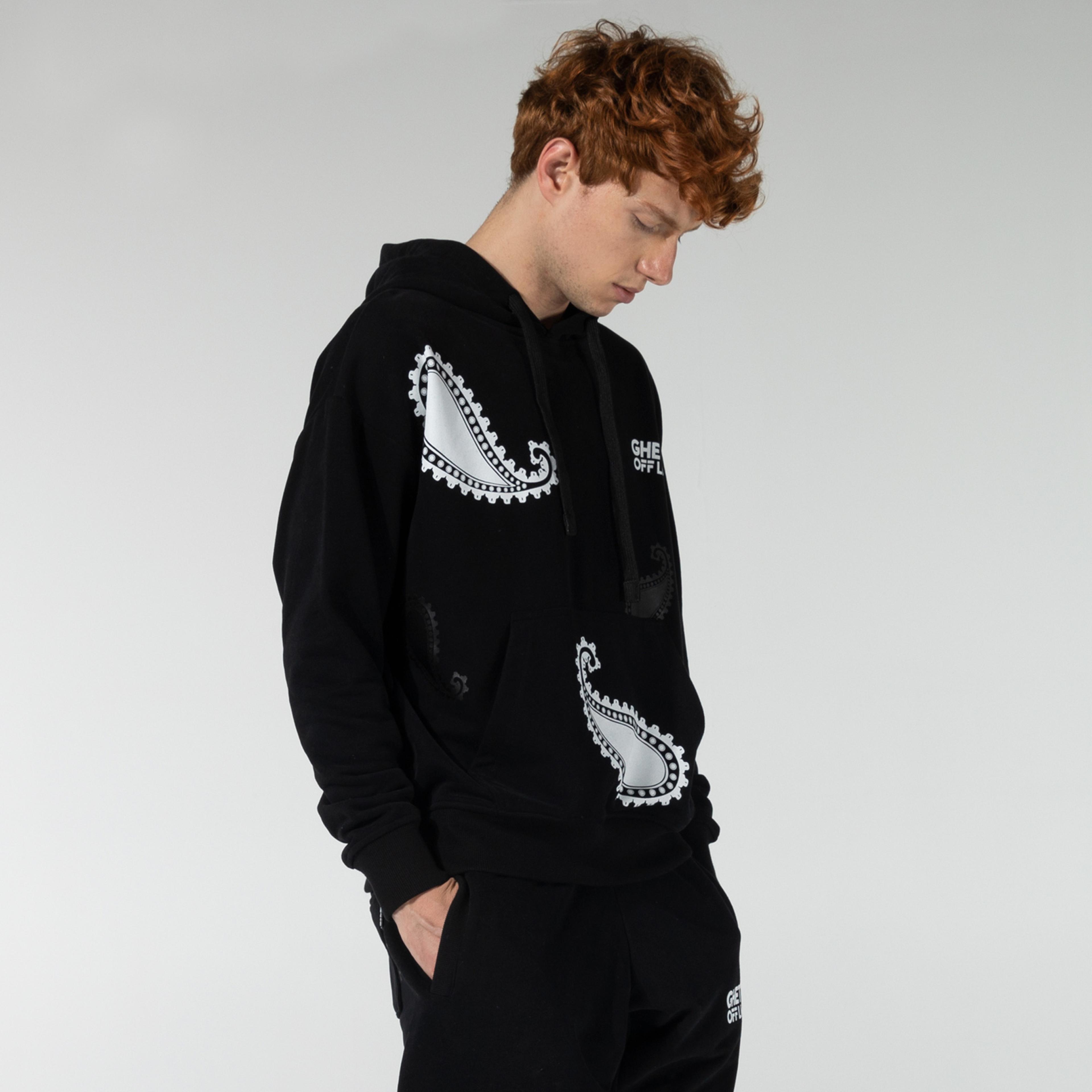 Ghetto Off Limits Siyah Unisex Sweatshirt