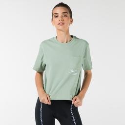 Nike Sportswear Swoosh Kadın Yeşil T-Shirt