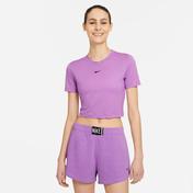 Nike Sportswear Essential Kadın Mor Crop Top T-Shirt
